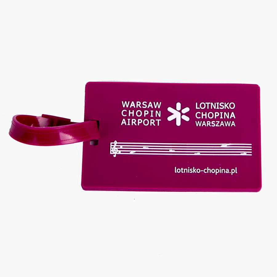 Bagažo pakabukai iš PVC plastiko