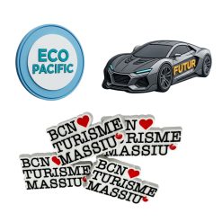 3D šaldytuvo magnetukai iš PVC