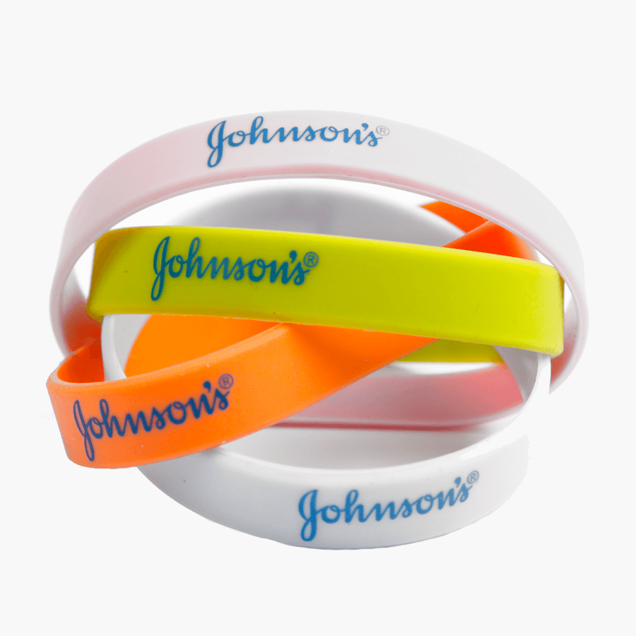 Silikoninės apyrankės su spauda