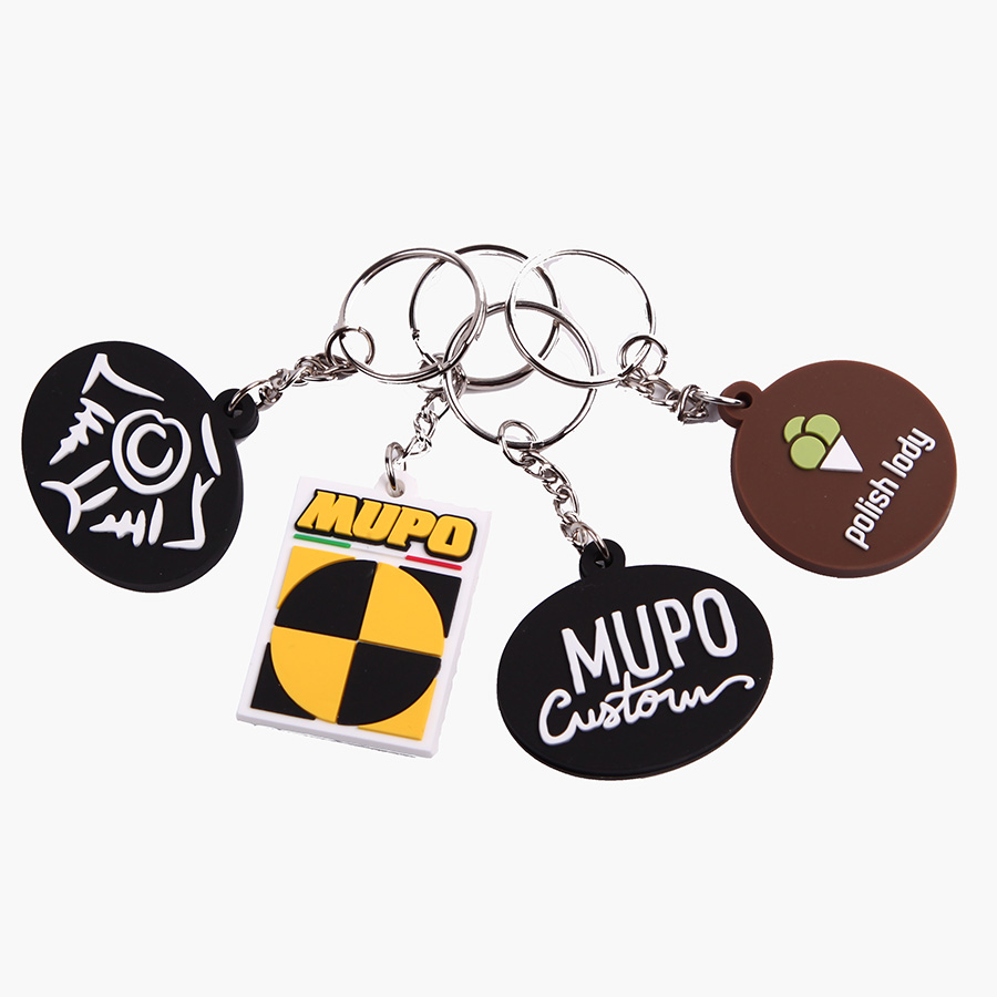 3D reklaminiai raktų pakabukai iš PVC plastiko