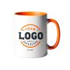 Reklaminės puodeliai su įmonės logotipu